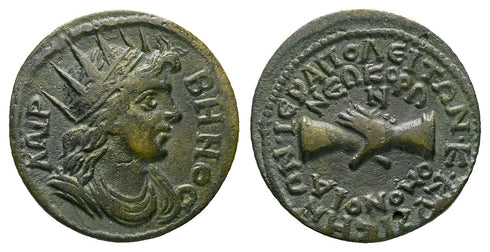 Ancient Greek coin from Phrygia Hierapolis in Alliance with Ephesus Pseudo-Autonomous Time of Philip I 244 - 249 AD